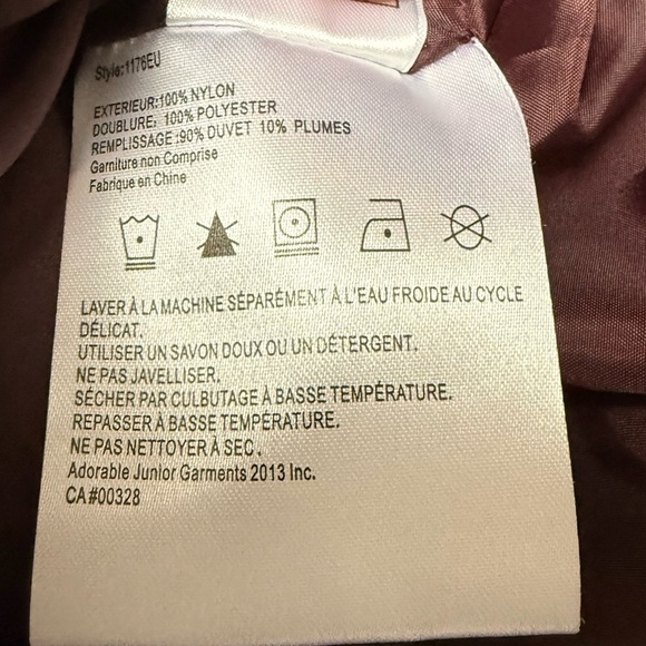 NOVELTI Women’s Burgundy Puffer Jacket - Picture 3 of 6